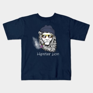 Hipster Lion Kids T-Shirt